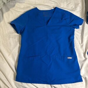 FIGS royal blue XS scrub top #figs #nurse #scrubs #nursescrubs